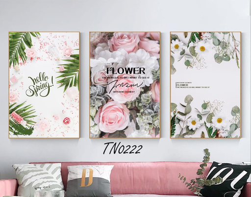 [Tblu-24-061] A Wall Art, Wood Modern Tableau For Decor, 3 Pcs, 60 X 90 Cm, 24-061